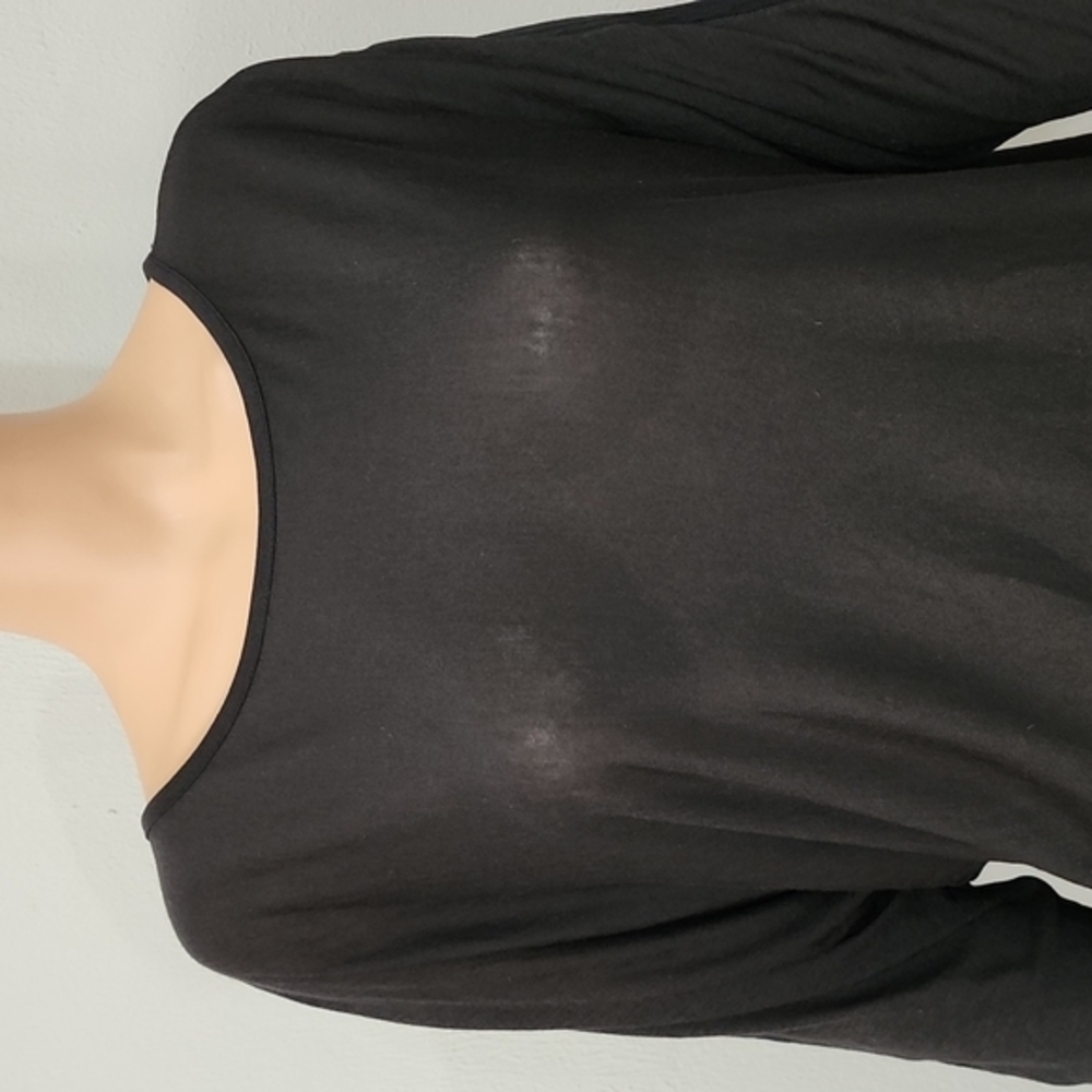 Vince top black Dolman long sleeve rayon Size XS NWT - Picture 4 of 11